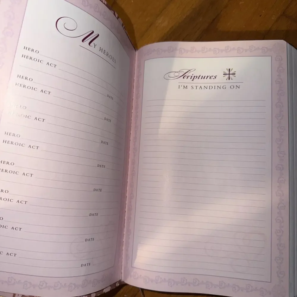 NKJV Devotional Bible For Women Imitation Leather Pink Edition Barely Used Cond